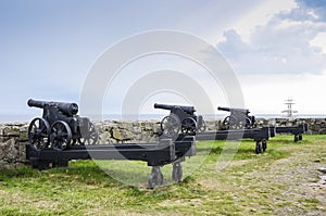 Old guns at Ertholmene Denmark