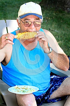 Old Guy at Picnic