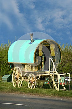Old gypsy caravan
