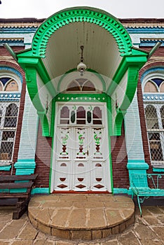The old Haji Jafar mosque, built in 1902. Quba city, Azerbaijan