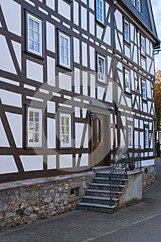 Old half-timbered house in Braunfels