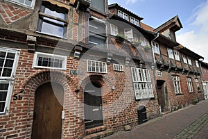 Old half-timbered house, Luneburg, Germany