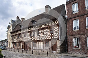 Old half-timbered house in Normandy photo