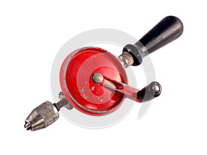 Old hand drill.