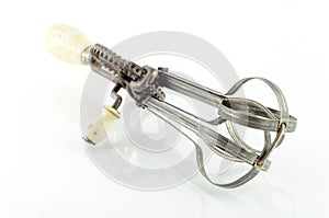 Old hand mixer, agitator, whisk