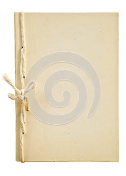 Old handmade notebook