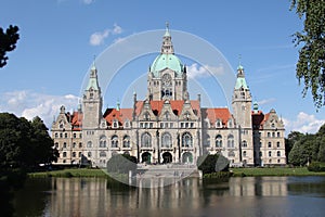 Old Hannover town hall photo