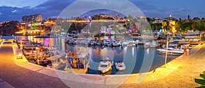 Old harbor of Antalya - Turkey