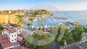 Old harbor of Antalya - Turkey