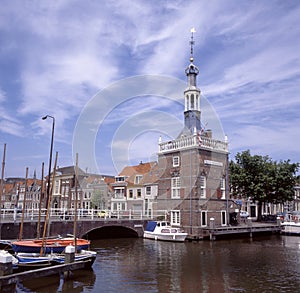 Old harbor building called in Dutch The Accijnstoren or Havengebouw