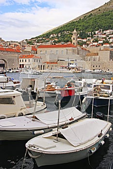 Old Harbor at Dubrovnik, Croatia