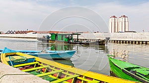 Old harbor of Jakarta, Java, Indonesia