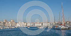 The old harbor of Marseille in France