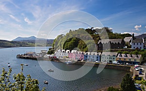 Old Harbor of Portree photo