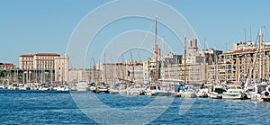 The old harbor Vieux Port of Marseille in France