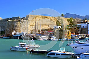 Old harbour in Cyprus.