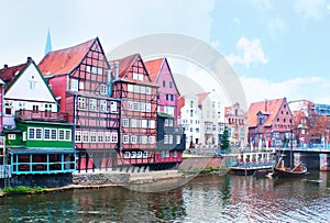 Old Harbour of Luneburg, Germany