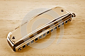 Old harmonica.
