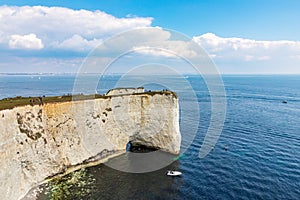 Old Harry Rocks near Studland in Dorset. English tourist attraction