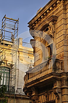 Old havana architecture detail