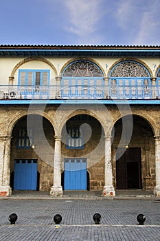 Old Havana colonial building