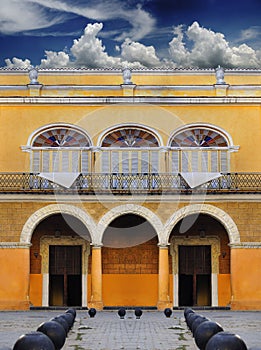 Old Havana colonial building