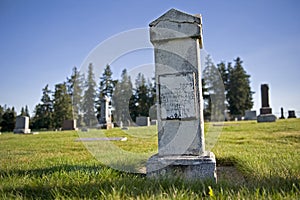 Old headstone 1800's