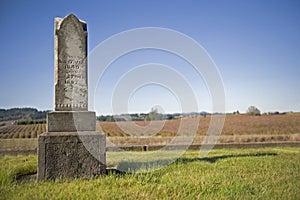 Old headstone 1800's