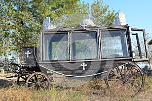 Old hearse