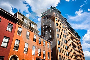 Old highrises in Baltimore, Maryland. photo