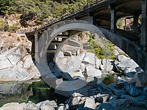 Old Highway 49 bridge over the Yuba River