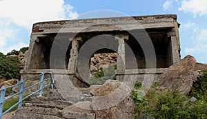 Old hill resting hall