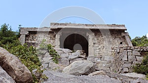 Old hill resting hall