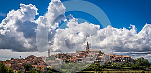 The old hill town of Buje, Croatia