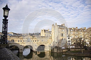 Old historic architecture from Bath city in England