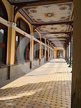 Old historic baroque abandoned building -  Baile Herculane CAsino