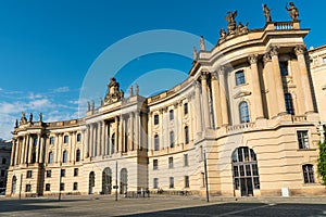 Old historic building at the Unter den Linden boulevard in Berlin