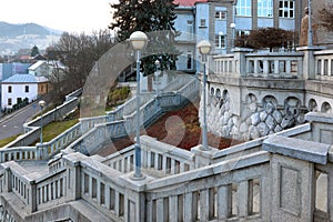 School Stairs, Andrej Hlinka Square, Ruzomberok, Slovakia