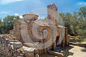 Old historic church at Crete island, Greece