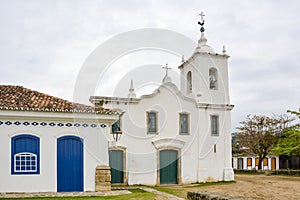 Old and historic church in Paraty