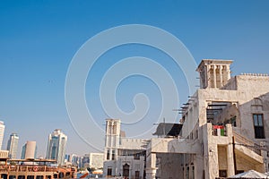 Old historic district in Dubai.