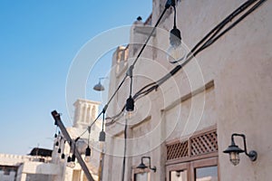 Old historic district in Dubai.