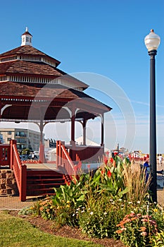 Old Historic Gazebo at Bradley Beach