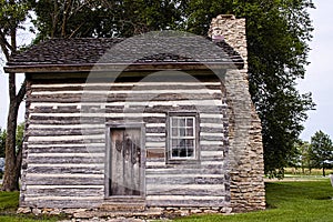 Old historic log cabin