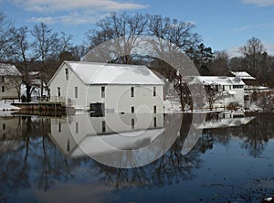 Old historic mill photo