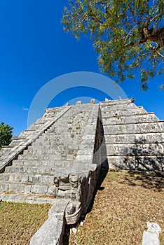 Old historic ruins of Chichen Itza, Yucatan, Mexico