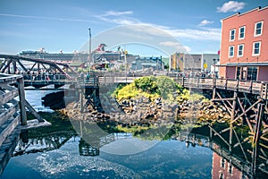 Old historic town of ketchikan alaska downtown