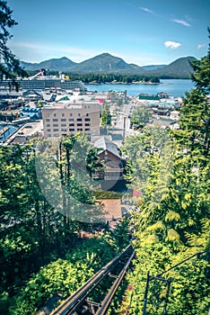 Old historic town of ketchikan alaska downtown