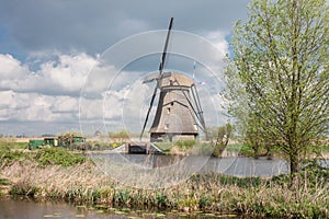 Old historic windmill in the Netherlands