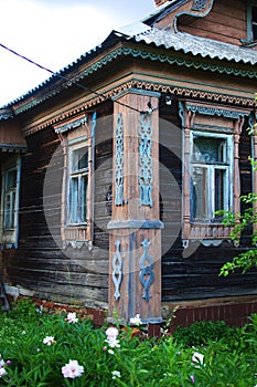 The old historical centenary house in the village.